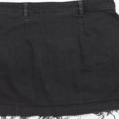 Womens UK Size 28 in Preworn A-Line Denim Skirt