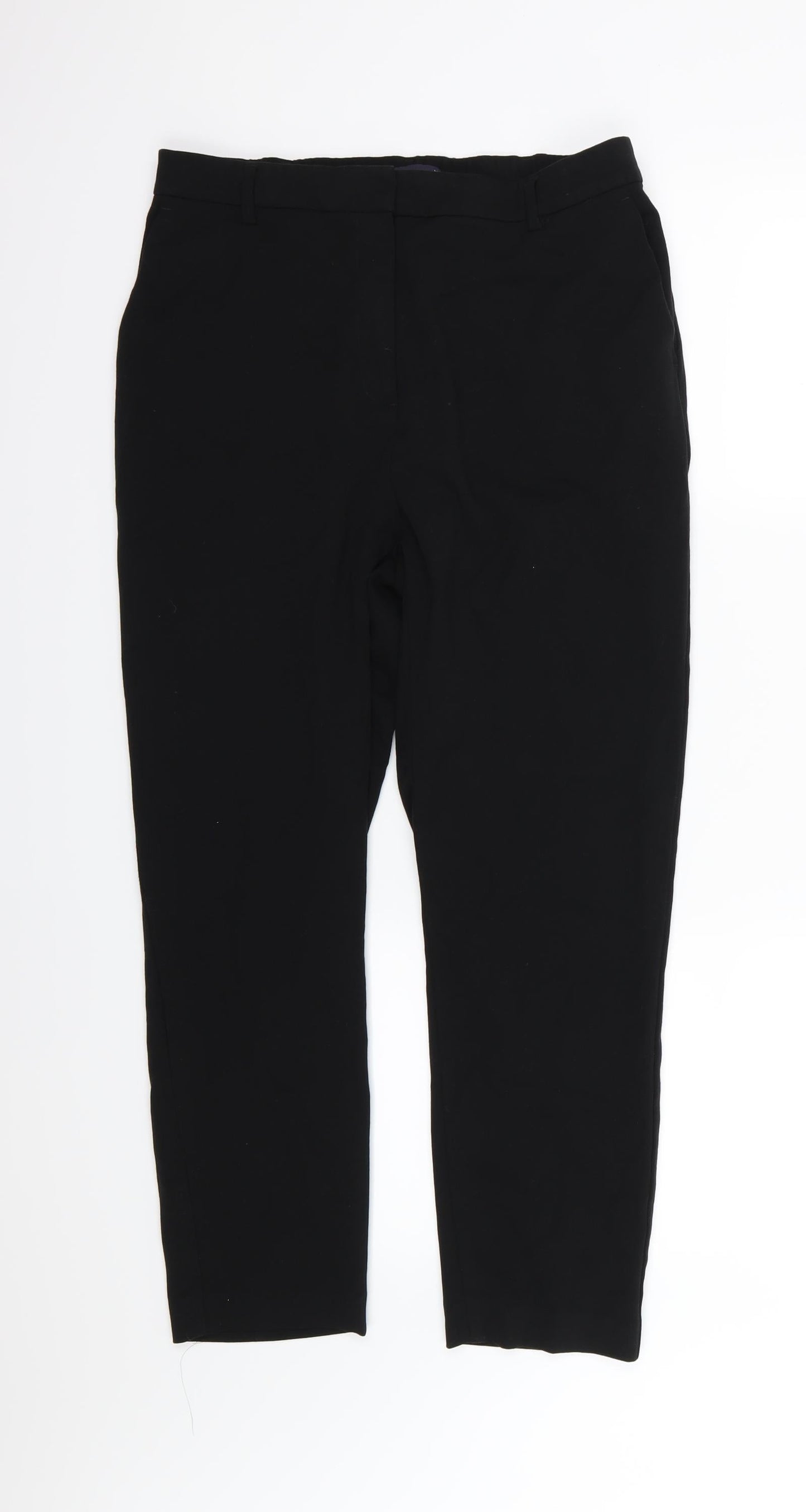 Womens UK Size 14 Marks and Spencer Regular Fit  Black Trousers