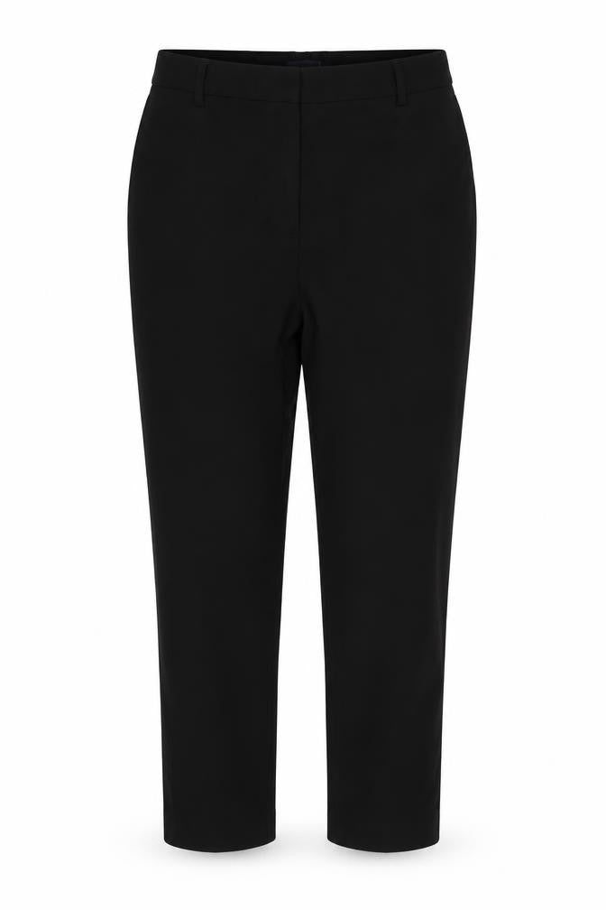 Marks & Spencer Womens Black  Rayon Trousers  Size 14 L25 in