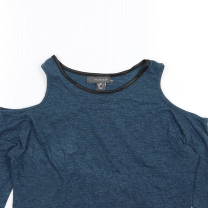 Primark Womens Blue  Jersey Basic T-Shirt Size XS