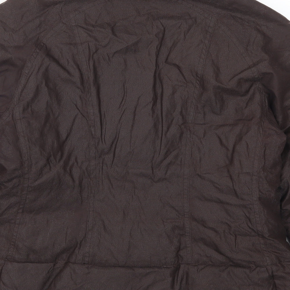 Womens UK Size M Per Una Brown Overcoat