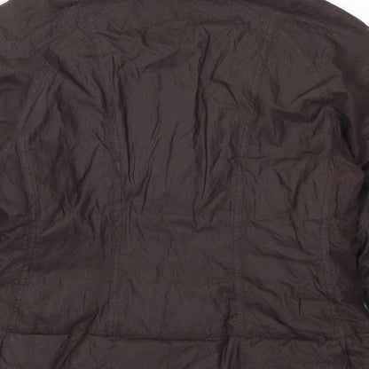 Womens UK Size M Per Una Brown Overcoat