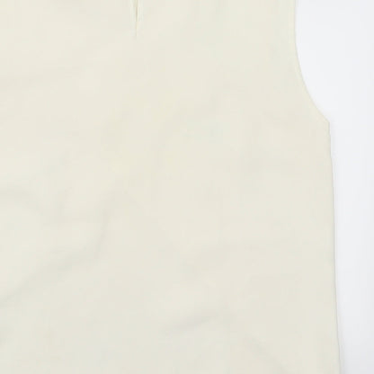 H&M Womens Beige   Basic T-Shirt Size 6