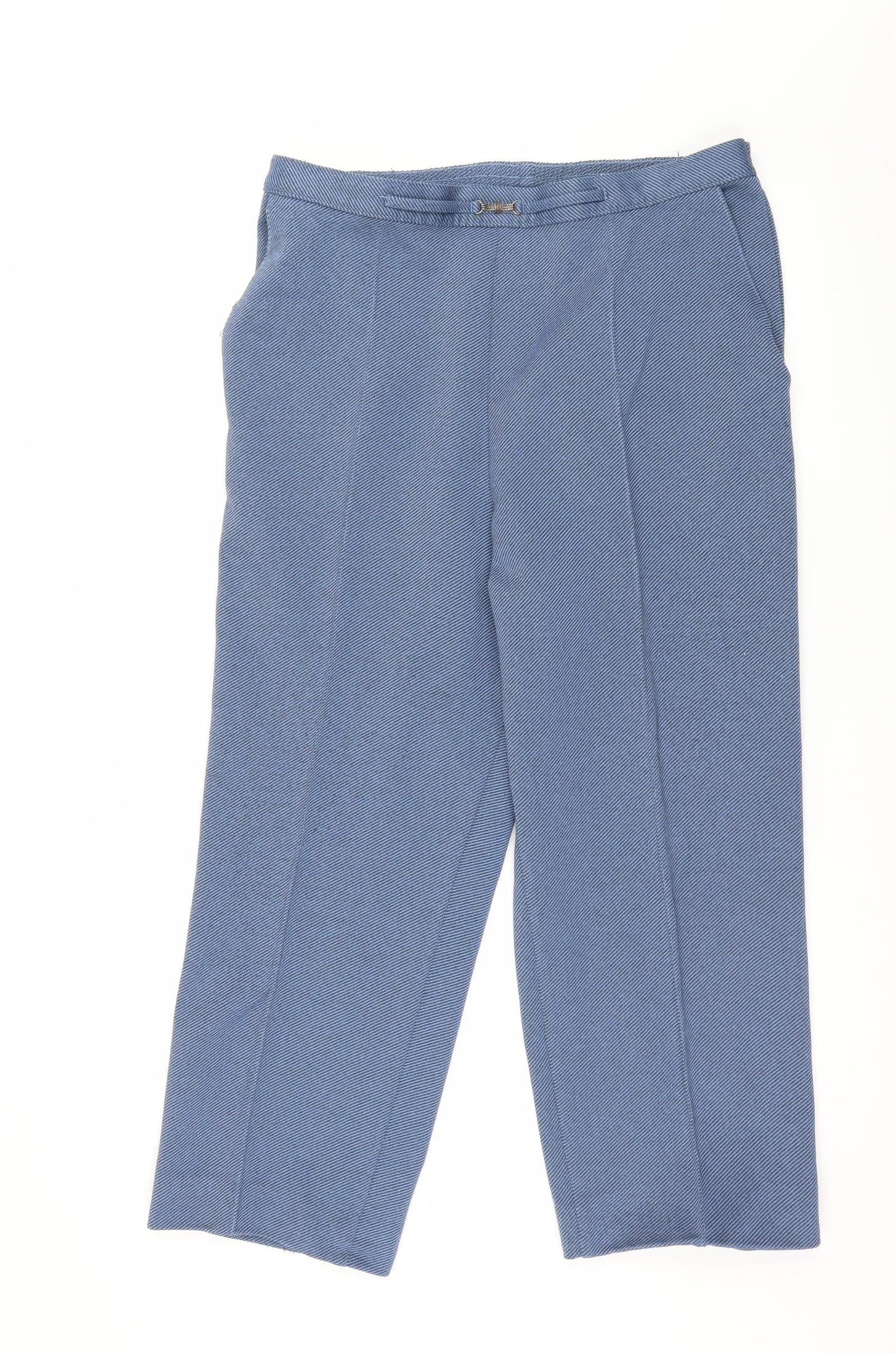 Womens UK Size 36 in Preworn Regular Fit  Blue Trousers