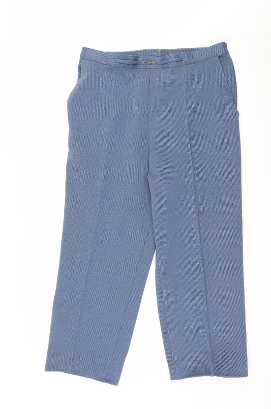 Womens UK Size 36 in Preworn Regular Fit  Blue Trousers