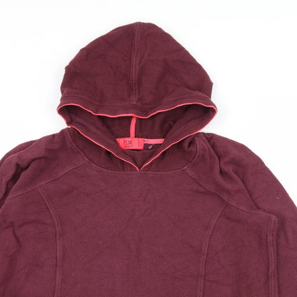 Womens UK Size 10 NEXT Purple Pullover Hoodie