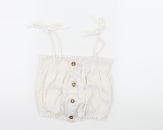 Divided by H&M Womens White   Camisole Tank Size S