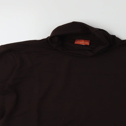cryillus Womens Brown   Basic T-Shirt Size L