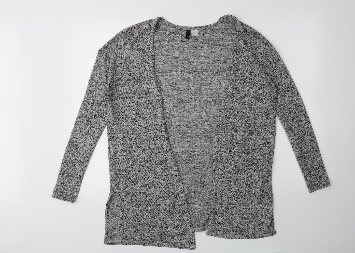 H&M Womens Grey  Knit Cardigan Jumper Size S