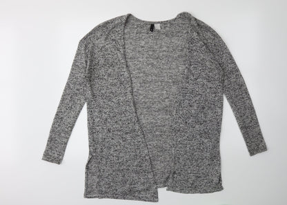 H&M Womens Grey  Knit Cardigan Jumper Size S