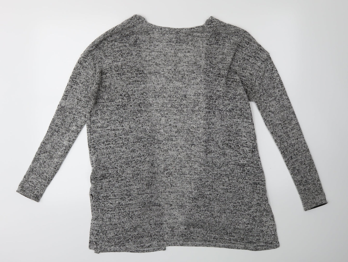 H&M Womens Grey  Knit Cardigan Jumper Size S