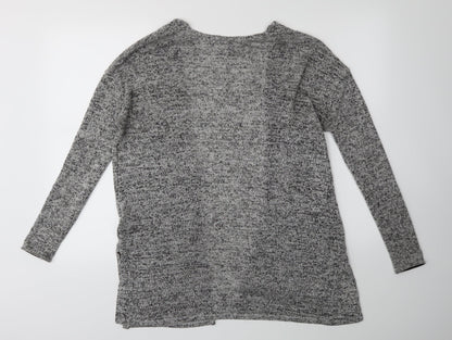 H&M Womens Grey  Knit Cardigan Jumper Size S