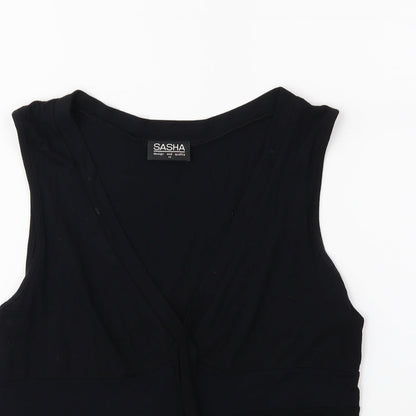 Sasha Womens Black   Basic Tank Size 12