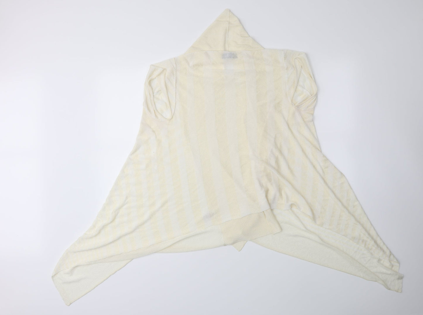 Principles Womens Gold Striped  Cardigan Jumper Size 16
