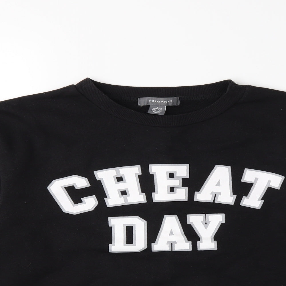 Primark Womens Beige   Pullover Sweatshirt Size 8  - cheat day