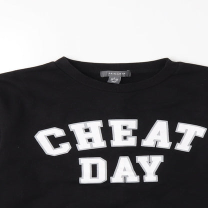 Primark Womens Beige   Pullover Sweatshirt Size 8  - cheat day