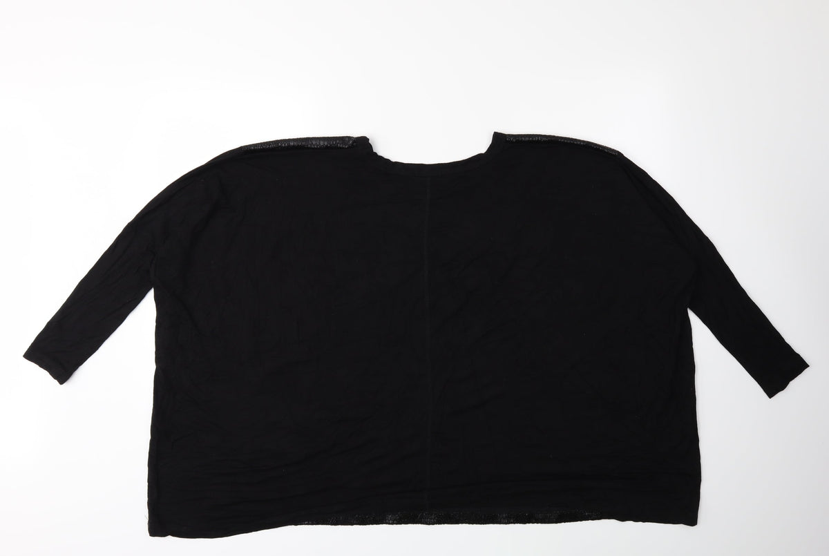 Karen Kane Womens Black   Basic Blouse Size S
