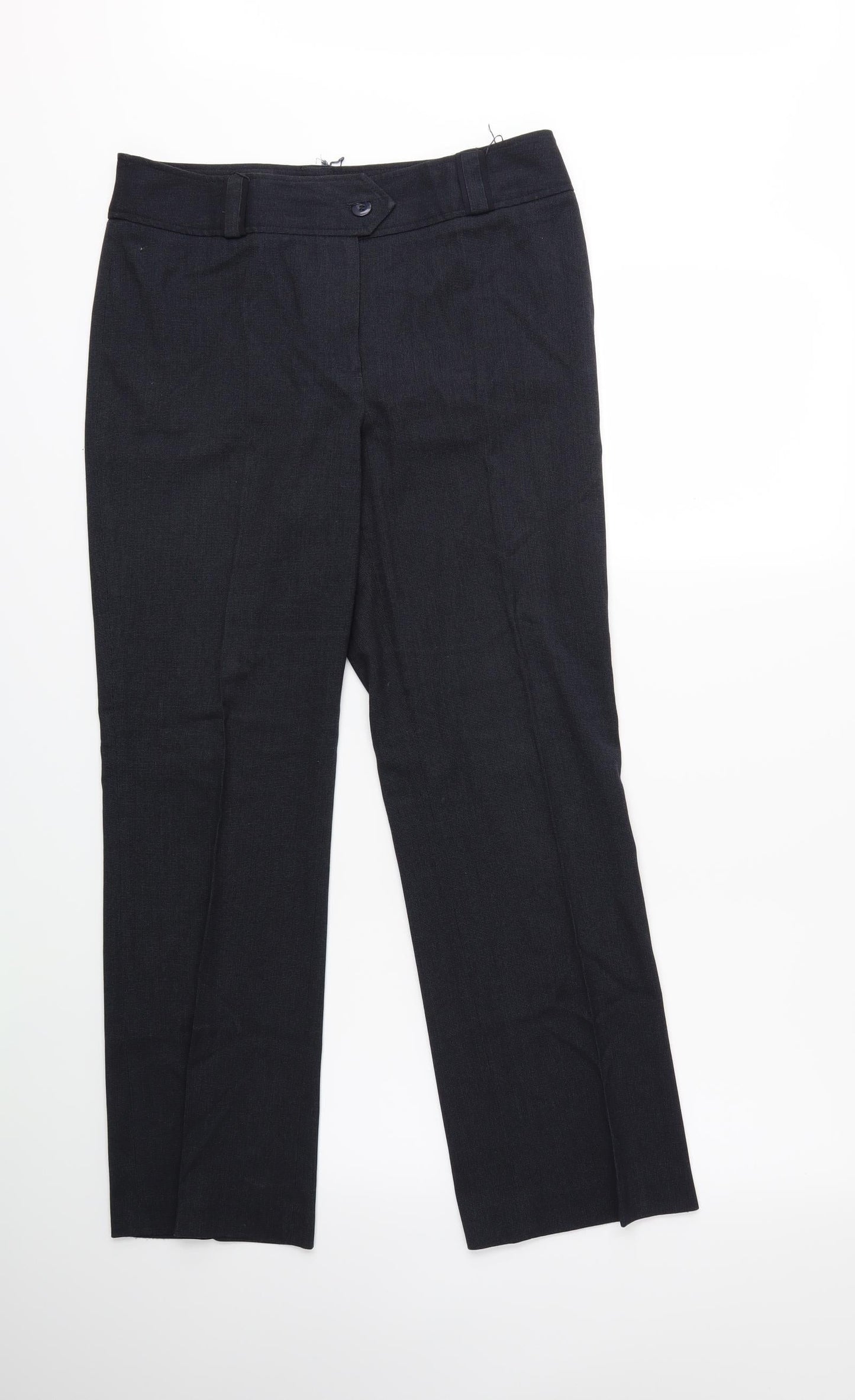 Womens UK Size 10 NEXT Regular Fit  Blue Trousers
