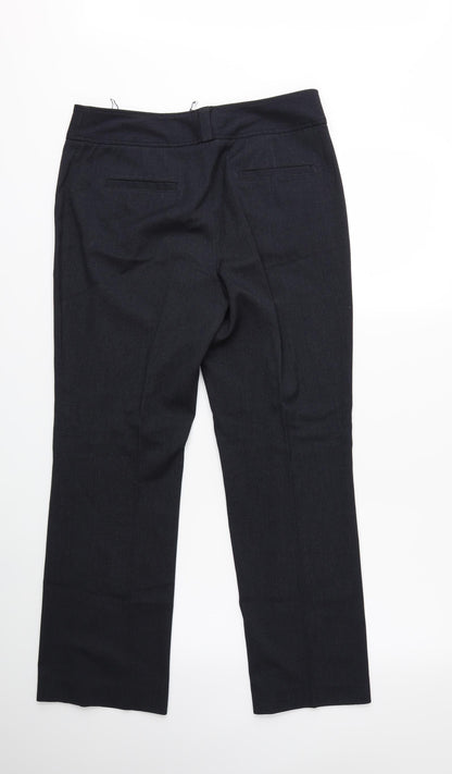 Womens UK Size 10 NEXT Regular Fit  Blue Trousers