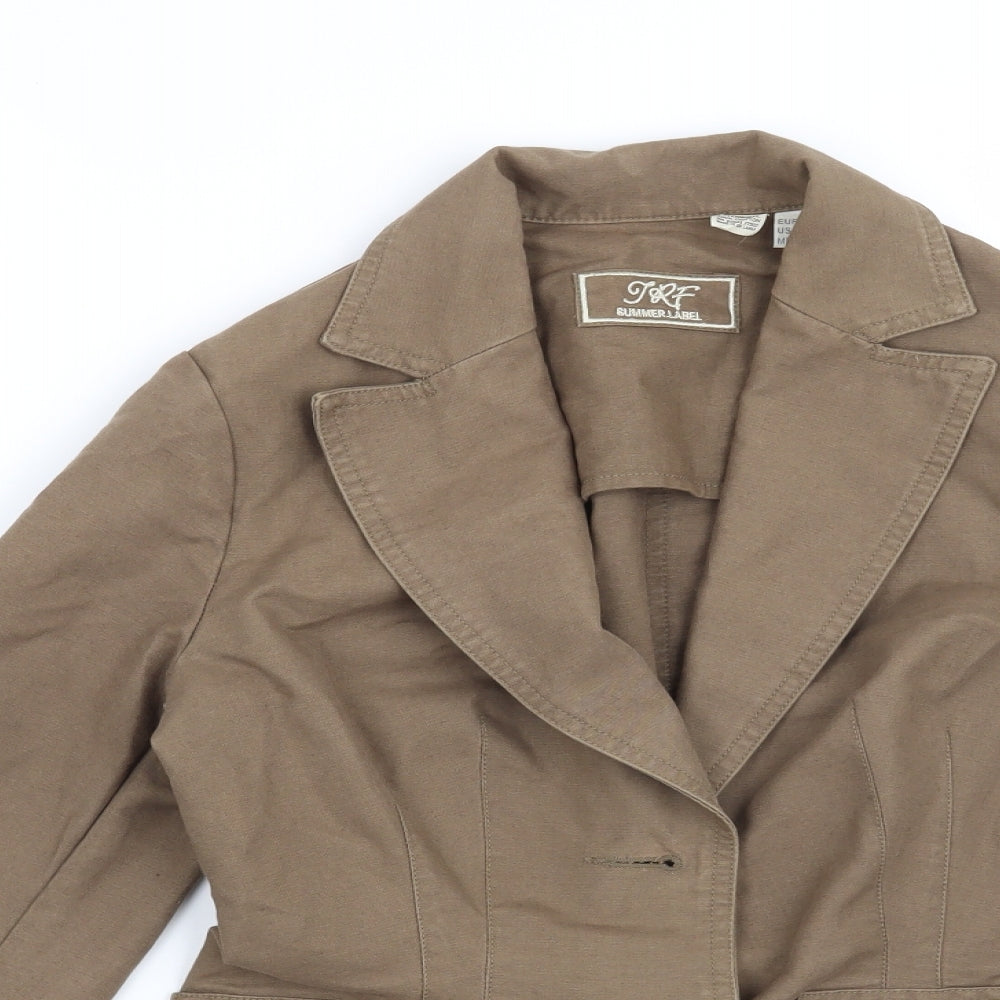 Womens UK Size M Preworn Brown Jacket