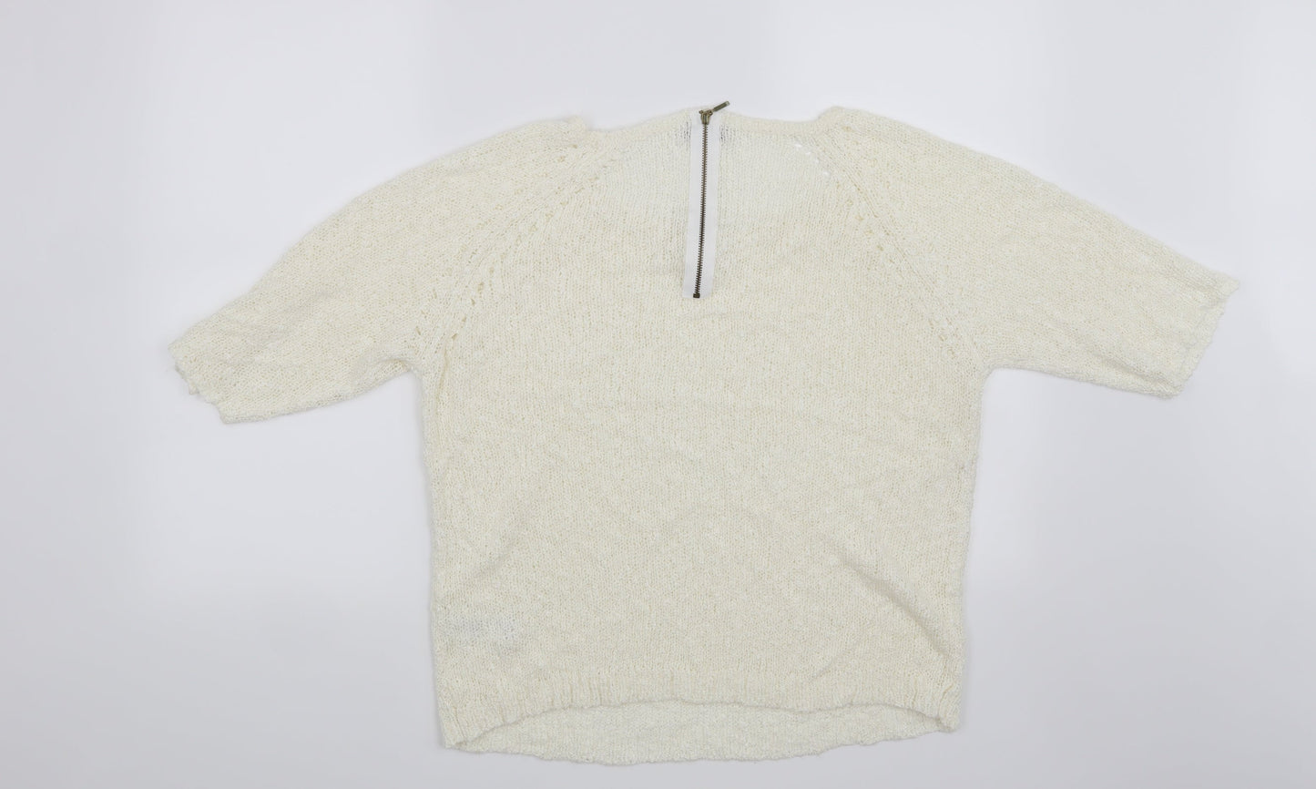 F&F Womens Beige   Pullover Jumper Size 14