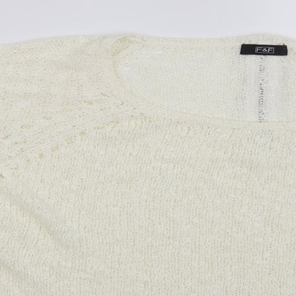 F&F Womens Beige   Pullover Jumper Size 14