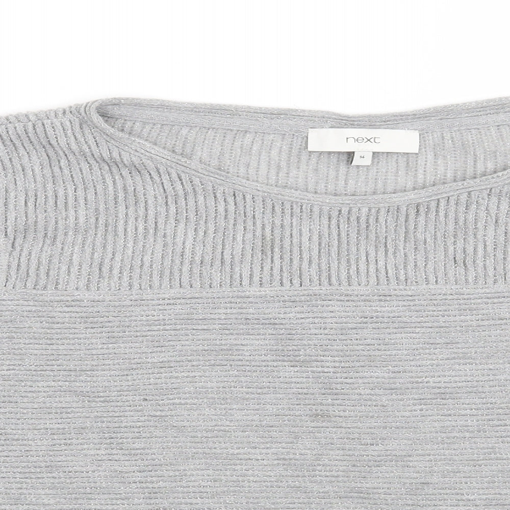 Next Womens Grey   Pullover Jumper Size 14