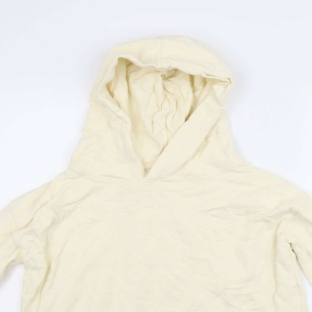 Miss Selfridge Womens White   Pullover Hoodie Size M