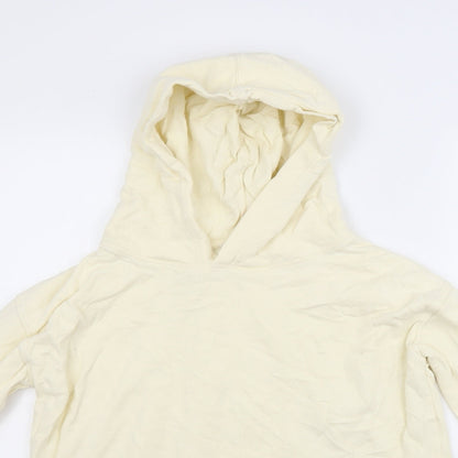 Miss Selfridge Womens White   Pullover Hoodie Size M