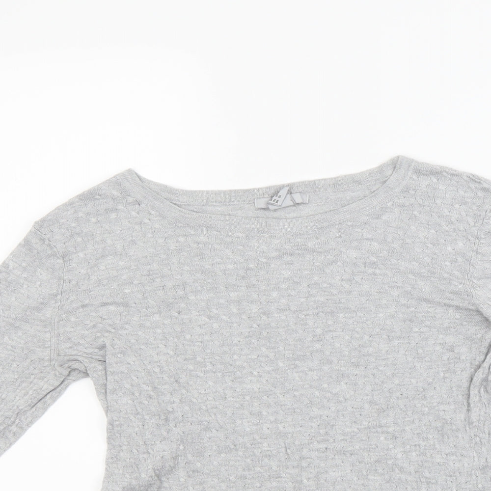 H&M Girls Grey   Pullover Jumper Size 15 Years