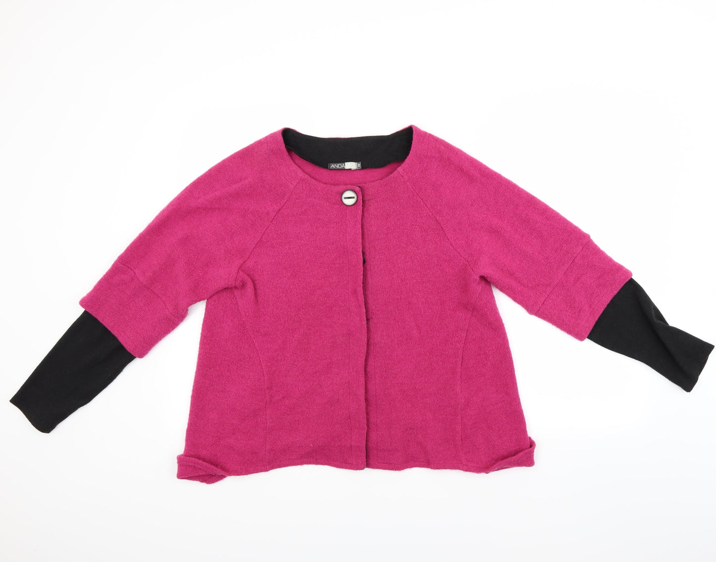 andamio Womens Pink   Pullover Jumper Size 18