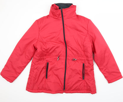 Womens UK Size L Anne De Lancay Red Jacket