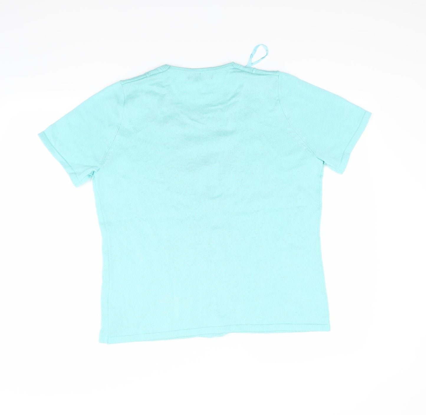Womens UK Size M BM Green Basic Blouse