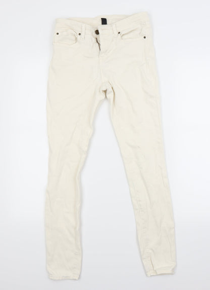 Gap Womens White  Denim Skinny Jeans Size 6 L27 in