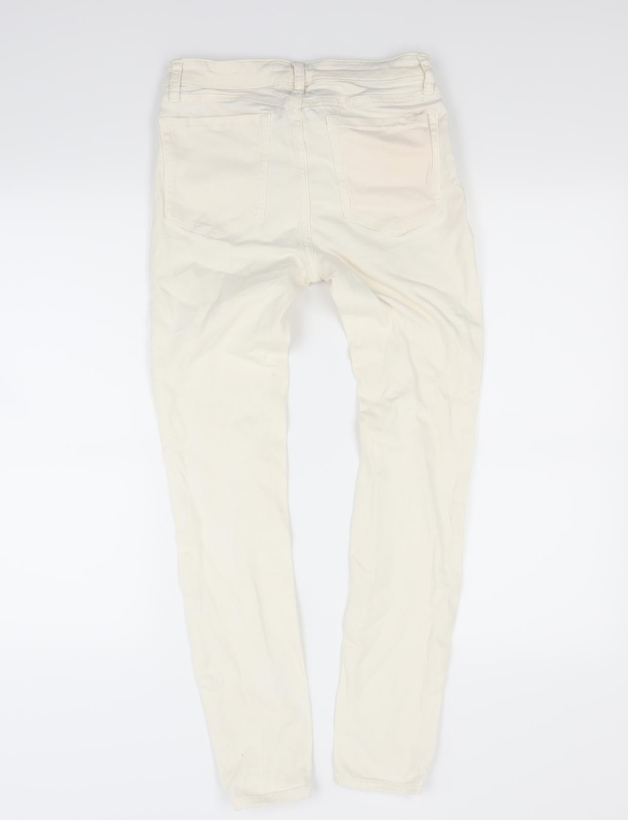 Gap Womens White  Denim Skinny Jeans Size 6 L27 in