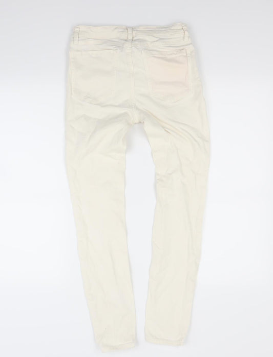 Gap Womens White  Denim Skinny Jeans Size 6 L27 in