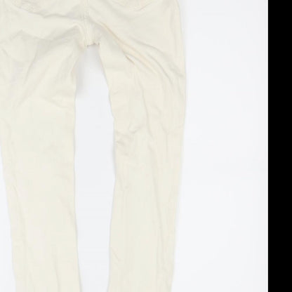 Gap Womens White  Denim Skinny Jeans Size 6 L27 in