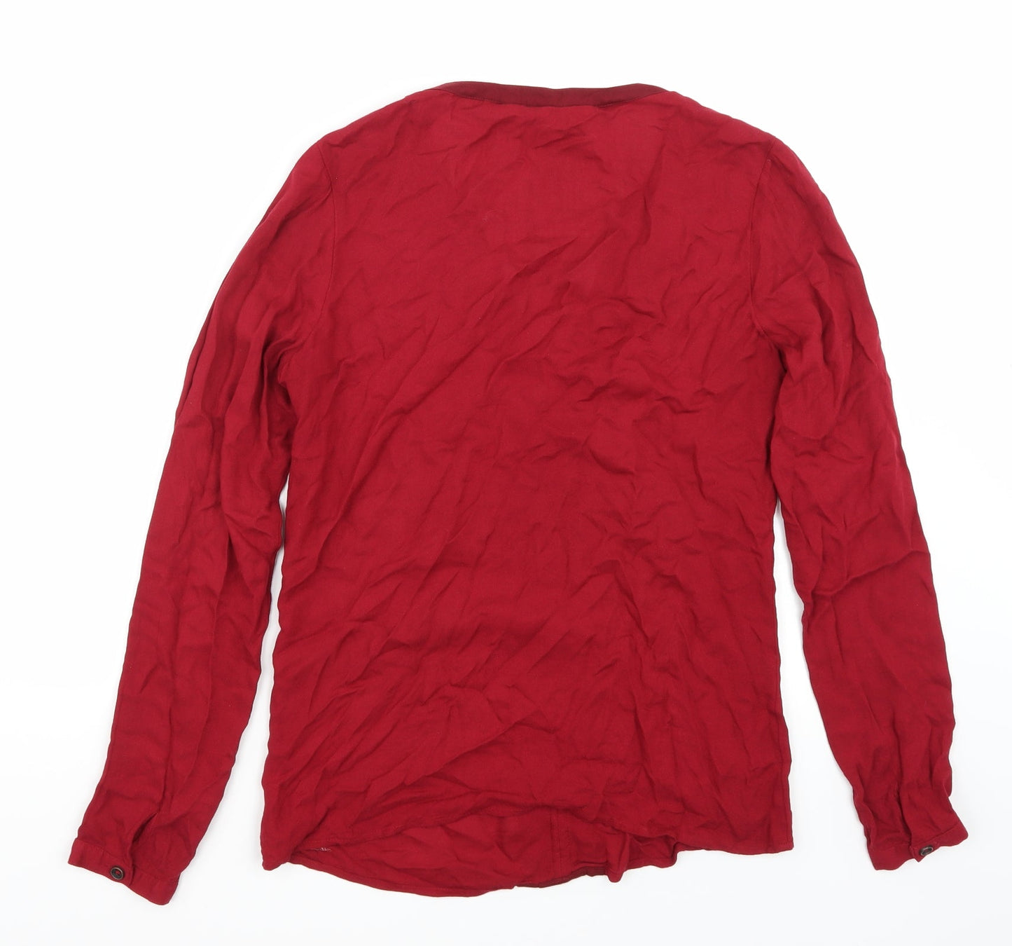Denim Womens Red   Basic Blouse Size S