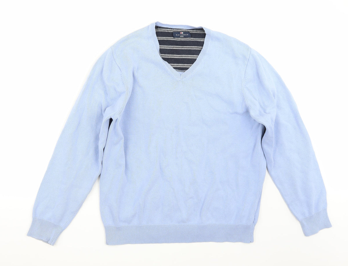 Marks & Spencer Womens Blue   Pullover Jumper Size L