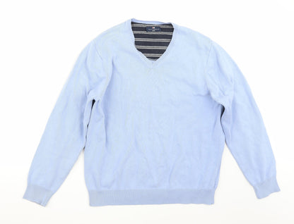 Marks & Spencer Womens Blue   Pullover Jumper Size L