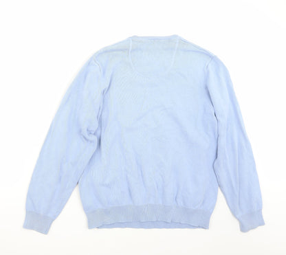 Marks & Spencer Womens Blue   Pullover Jumper Size L