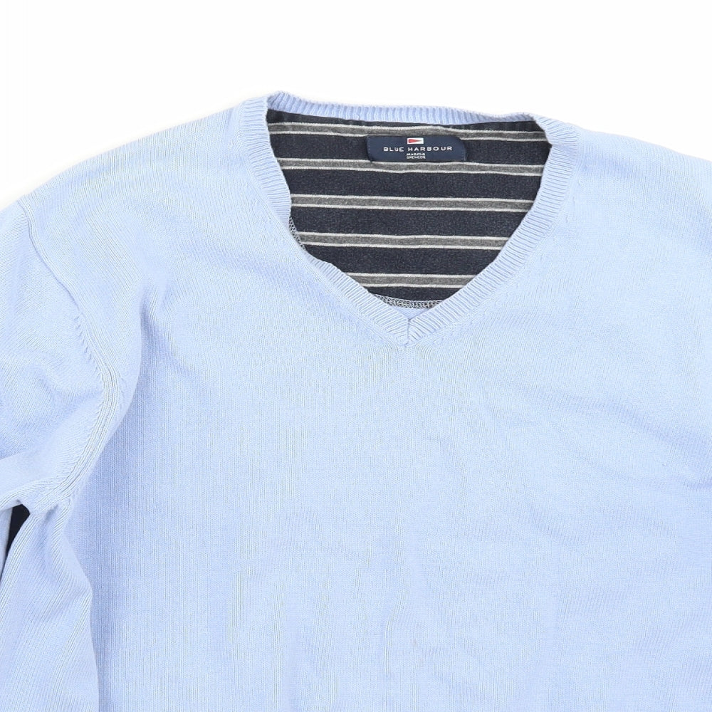 Marks & Spencer Womens Blue   Pullover Jumper Size L
