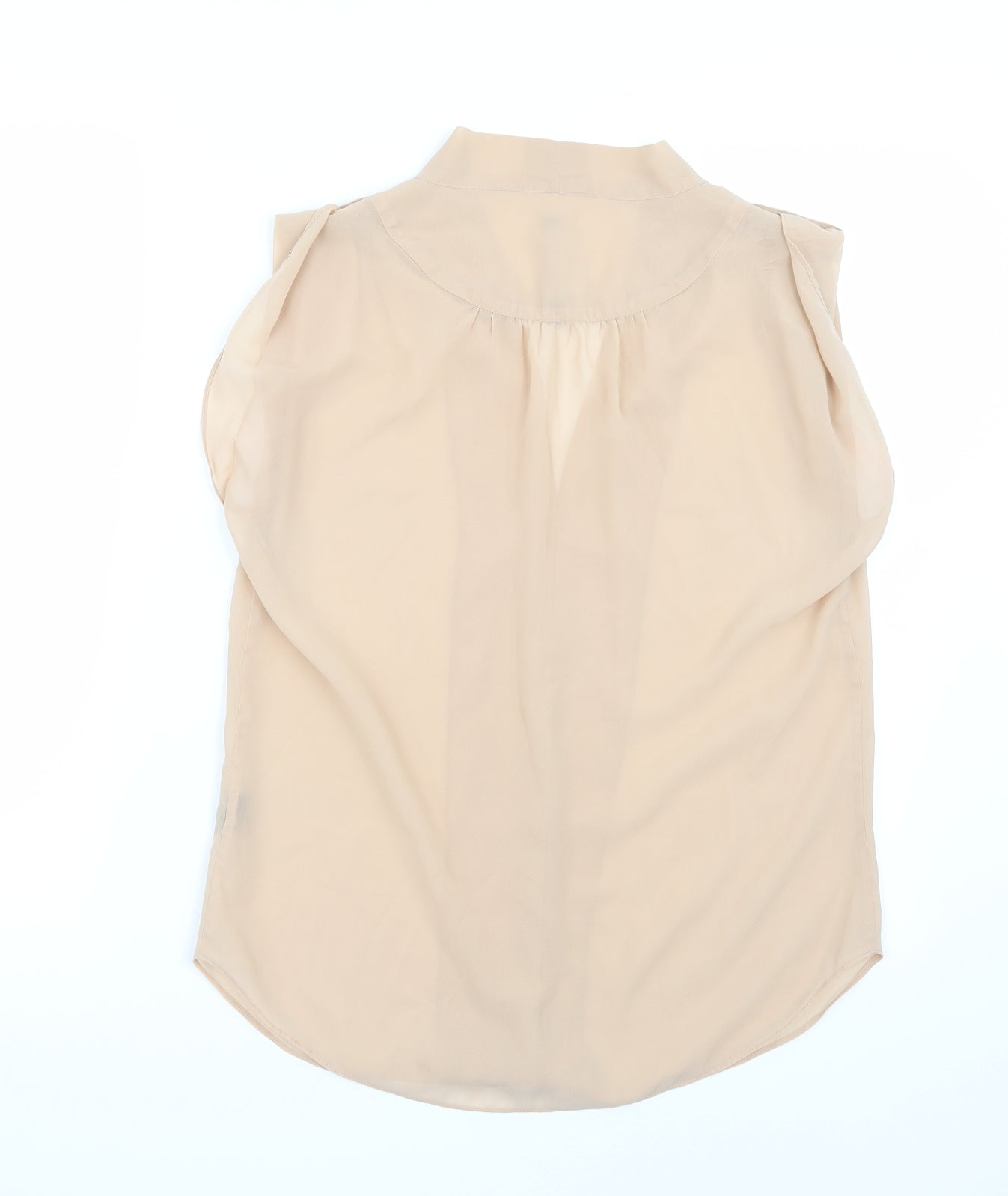 W118 Womens Beige   Basic Blouse Size S