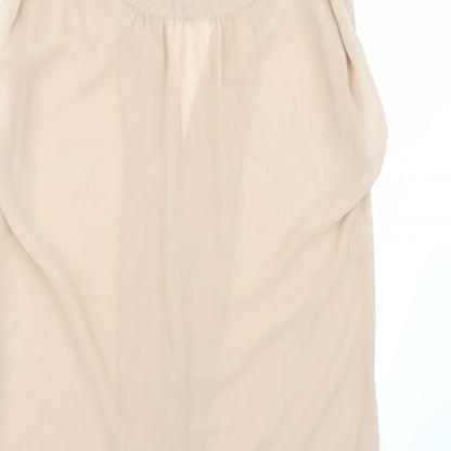 W118 Womens Beige   Basic Blouse Size S