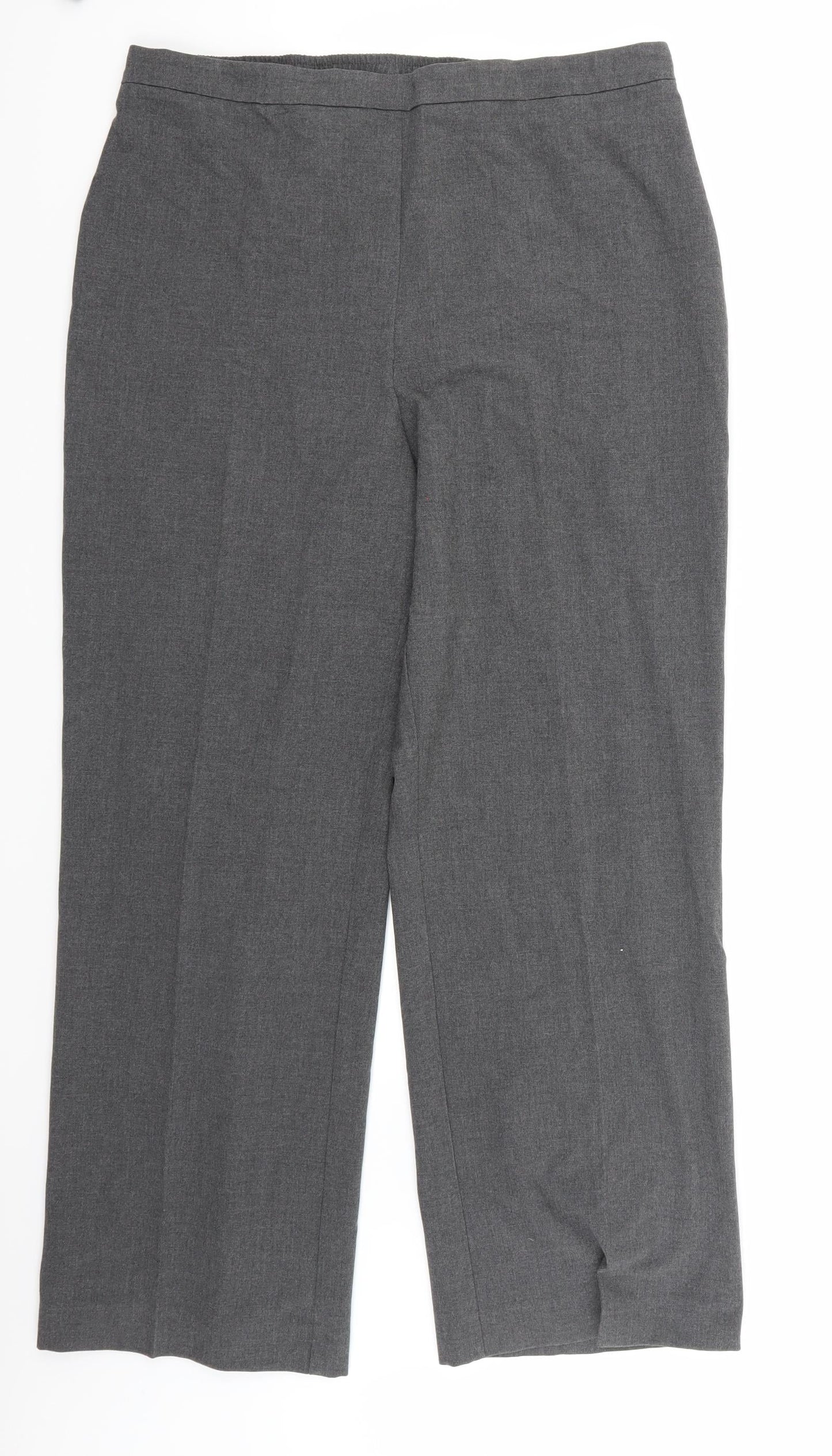 Womens UK Size 16 Slimma Regular Fit  Grey Trousers