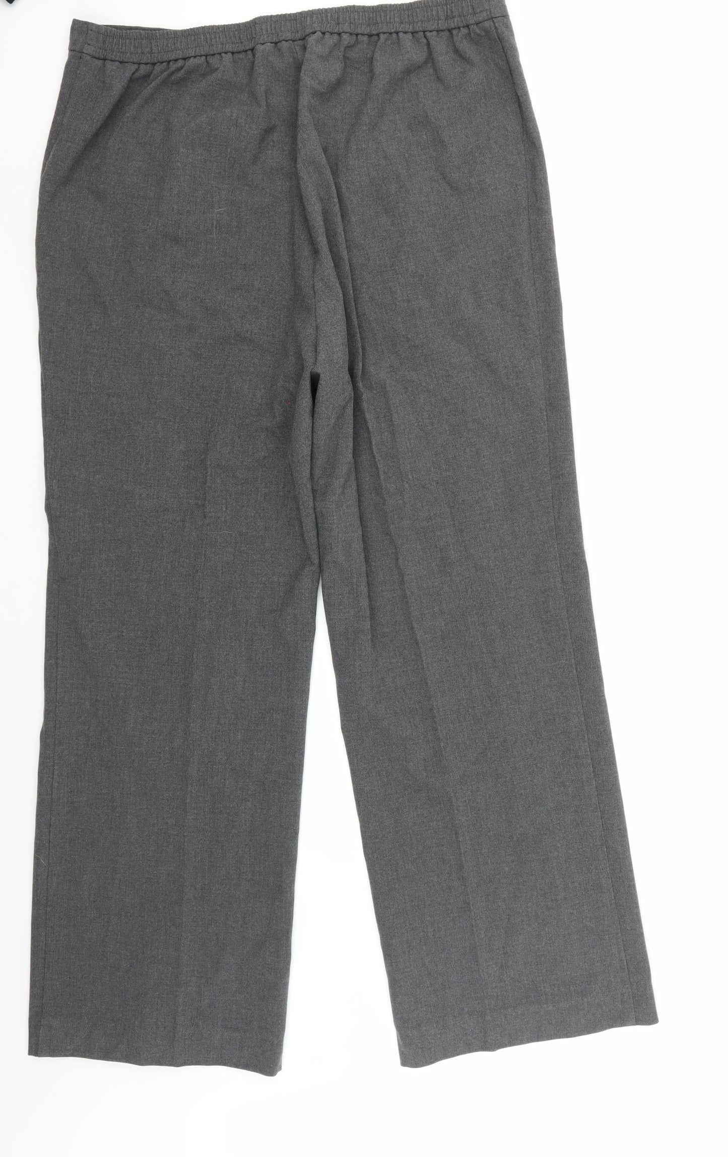Womens UK Size 16 Slimma Regular Fit  Grey Trousers