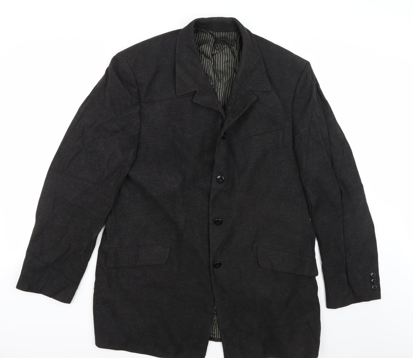 Preworn Mens Brown   Jacket Suit Jacket Size 38