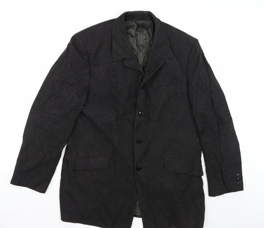 Preworn Mens Brown   Jacket Suit Jacket Size 38