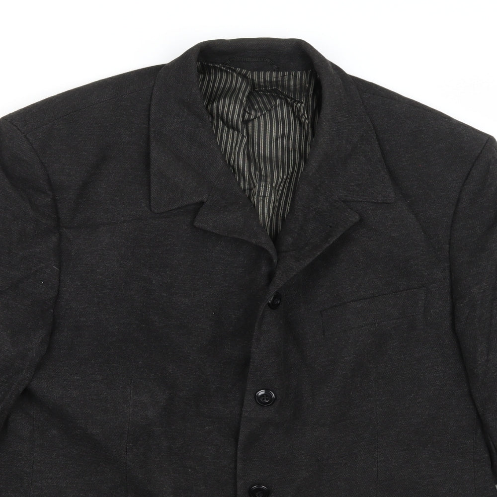 Preworn Mens Brown   Jacket Suit Jacket Size 38
