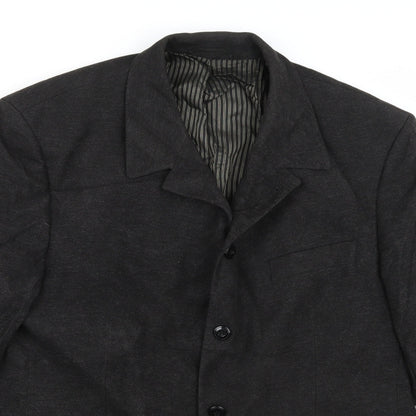 Preworn Mens Brown   Jacket Suit Jacket Size 38